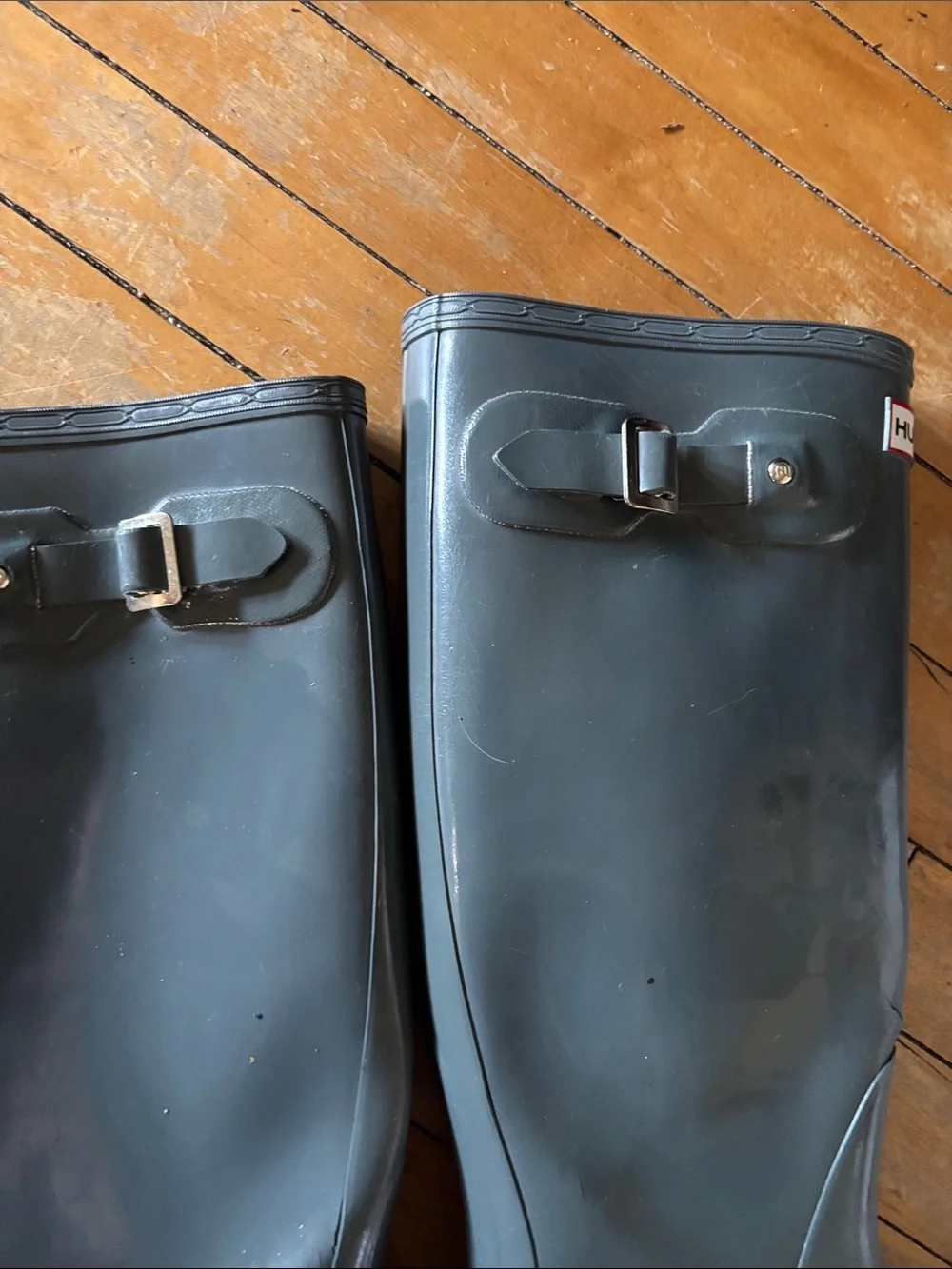 HUNTER Original Tall Grey Waterproof Rain Boots